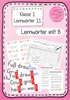 Vorschau - Arbeitsblätter - Lernwörter üben - Lernwörter 11 - ß (Frohes Lernen) - Deckblatt