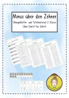Vorschau - Arbeitsblätter - Materialpaket Zehnerübergang Plus und Minus für die 1. Klasse - Deckblatt