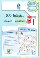 Vorschau - Spiele - Einmaleins Würfelspiel - Deckblatt