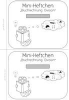 Vorschau - Arbeitsblätter - Bruchrechnung Mini-Heft | Division Klasse 5-6 - Seite 1