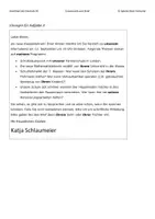 Vorschau - Arbeitsblätter - Kombinierte Übung B1 Sprachbausteine Brief Lösungen - Seite 1