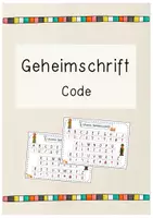 Vorschau - Aufgabenkarten - Geheimschrift - Deckblatt