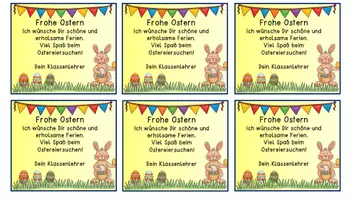 Vorschau - Anderer Materialtyp - Grußkärtchen Osterferien - Seite 2