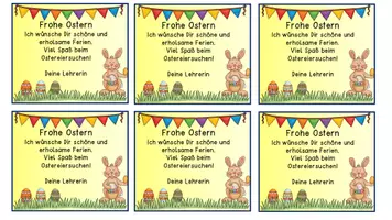 Vorschau - Anderer Materialtyp - Grußkärtchen Osterferien - Seite 3