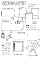 Vorschau - Arbeitsblätter - Coronazeit in Sketchnotes - SPENDENAKTION 🇩🇪🇬🇧🇪🇸🇫🇷 Corona - Seite 3