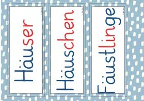 Vorschau - Bildkarten - Buchstabeneinführung Äu und äu - Wortkarten (1. Klasse) - Seite 3
