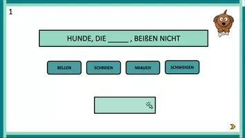 Vorschau - Interaktives Material - Sprichwörter - Interaktive Übung - Grundschule, DaZ & DaF - Seite 1