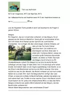 Vorschau - Stundenentwürfe - Tiere aus Australien Texte Aufgaben Lösungen Steckbrief Spiele - Seite 3