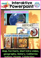 Vorschau - Unterrichtsreihen - California BUNDLE - booklet, virtual roadtrip, interactive Powerpoint, fantasy vacation, info cards & Flashcards | Holiday Activity - Seite 2