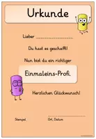 Vorschau - Arbeitsblätter - Einmaleins: Urkunde, Führerschein & Pass - Seite 3