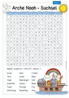 Vorschau - Arbeitsblätter - Arche Noah - Suchsel (Bibelgeschichte) - Deckblatt