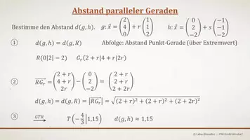Vorschau - Präsentationen/Tafelbilder - Tafelbilder - Abstand: parallele Geraden & parallele Ebenen - Seite 2