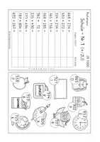 Vorschau - Arbeitsblätter - Rechenspuren - Thema Schule - ZR 1000 (Kl. 3) - Seite 2
