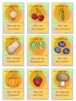 Vorschau - Spiele - Lesespiel OBST GEMÜSE - Ich habe... Wer hat...? - 2fach differenziert - Seite 2