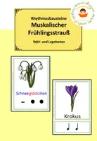 Vorschau - Poster - Rhythmus - Bausteine: Frühling - Frühblüher - Deckblatt