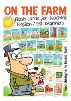 Vorschau - Poster - Englisch Bildkarten on the farm / animals - Deckblatt