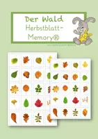 Vorschau - Stationenlernen - Herbstblatt - Paare finden - Deckblatt