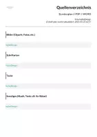 Vorschau - Mal- und Bastelvorlagen - Stundenplan // PDF // Word-Datei - Seite 1