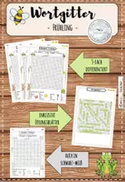 Vorschau - Arbeitsblätter - Wortgitter Frühling Klasse 1/2/3/4 - Deckblatt