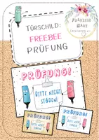 Vorschau - Poster - Prüfung Türschild - Deckblatt