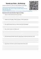 Vorschau - Arbeitsblätter - AB zu Judenverfolgung& KZ Homeschooling - Deckblatt