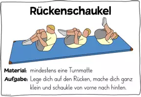 Vorschau - Stationenlernen - Rolle vorwärts - Stationskarten - Seite 1
