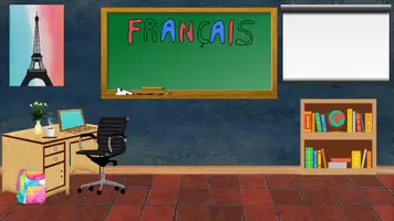 Vorschau - Präsentationen/Tafelbilder - Virtuelles Klassenzimmer - Französisch - veränderbar - Seite 1