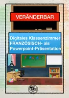Vorschau - Präsentationen/Tafelbilder - Virtuelles Klassenzimmer - Französisch - veränderbar - Deckblatt