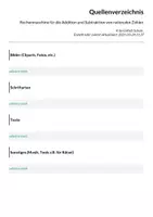 Vorschau - Mal- und Bastelvorlagen - Rechenmaschine für die Addition und Subtraktion von rationalen Zahlen - Seite 1