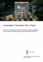 Vorschau - Arbeitsblätter - Lernaufgabe "Fahrverbot Pico y Placa" - Deckblatt