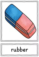 Vorschau - Bildkarten - School things (3. Klasse): Flashcards / Bild- und Wortkarten - Seite 3