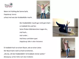 Vorschau - Arbeitsblätter - Happy Yoga Kids - Bewegungseinheit: Viele bunte Krabbelkäfer - Seite 2