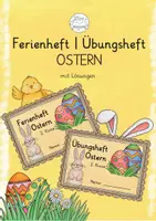 Vorschau - Arbeitsblätter - Ostern Ferienheft | Übungsheft Ostern | Klasse 2 | Osterferien - Deckblatt