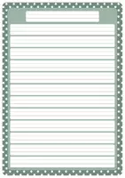 Vorschau - Arbeitsblätter - Schreibblätter mit Titelbalken - Lineaturen mit und ohne Hilfslinien - Seite 3