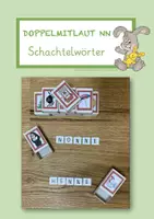 Vorschau - Fördermaterial/Inklusion - Doppelmitlaut nn - Schachtelwörter - Deckblatt