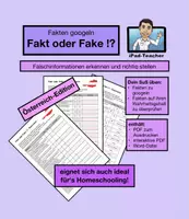 Vorschau - Arbeitsblätter - Fakt oder Fake: Österreich-Edition inkl. PDF! - Deckblatt