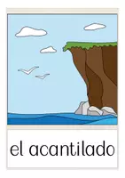 Vorschau - Bildkarten - Bild- und Wortkarten Spanisch Paisajes y naturaleza - Seite 2