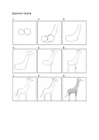 Vorschau - Mal- und Bastelvorlagen - Kunst: Zeichenvorlagen: Schritt für Schritt Anleitungen: Safari - Tiere - Seite 3
