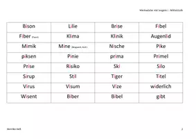 Vorschau - Arbeitsblätter - Merkwörter i - Automatisierung und Wortschatzerweiterung - Seite 2