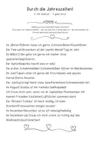 Vorschau - Arbeitsblätter - Jahreszeiten - Ein Leseblatt mit Wahlmöglichkeit - Seite 3
