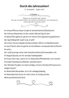 Vorschau - Arbeitsblätter - Jahreszeiten - Ein Leseblatt mit Wahlmöglichkeit - Seite 2