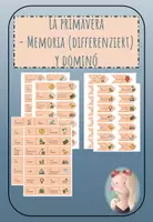 Vorschau - Spiele - la primavera - memoria® (differenziert) und domino - Deckblatt