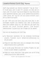 Vorschau - Arbeitsblätter - Lesekonferenz Earth Day | Kooperatives Lernen ab Klasse 4 | #TimeForClimateAction - Seite 2