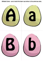 Vorschau - Poster - Alphabet Cards Easter / Alphabet Karten Ostern - Seite 1