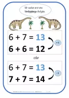 Vorschau - Arbeitsblätter - Zehnerübergang: Rechentricks, ZR 20, Klasse 1, Mathematik Anfangsunterricht - Seite 2