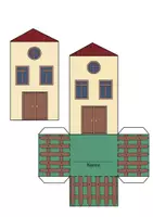 Vorschau - Mal- und Bastelvorlagen - Kressegarten zum Ausmalen - Kresse wachsen lassen - Seite 1