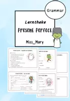 Vorschau - Stationenlernen - Present Perfect Simple- Lerntheke - Deckblatt