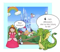 Vorschau - Arbeitsblätter - Chaos im Märchenland - Lesespurgeschichte (4-fach differenziert) Klasse1/2 - Deckblatt