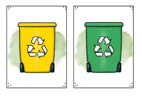 Vorschau - Präsentationen/Tafelbilder - Sorting Waste / Earth Day: Flashcards - Englisch - Kl. 3/4 - Seite 2