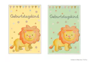 Vorschau - Anderer Materialtyp - Löwenklasse Geburtstagsschilder - Seite 3